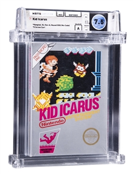 1987 NES Nintendo (USA) "Kid Icarus" Hangtab (First Production) Sealed Video Game - WATA 7.5/A